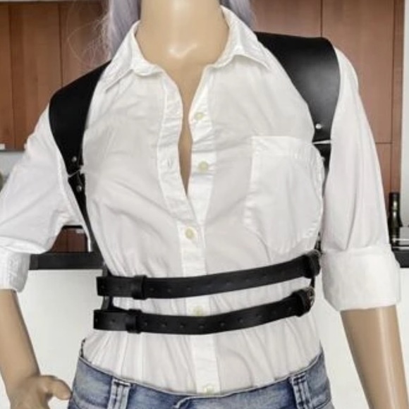 Harness Shoulders Double Belt New Bondage main image 4